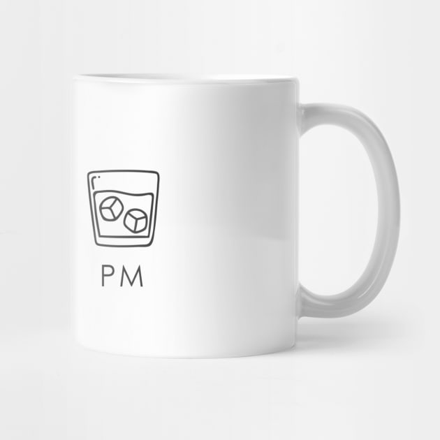 AM PM Whiskey by Printadorable